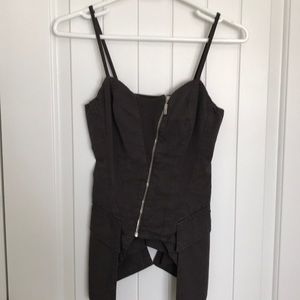 Royal Dye European Culture Zipper Front Tank